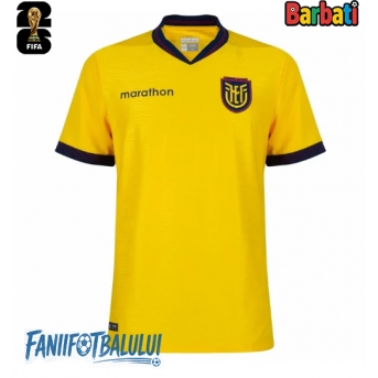 Ecuador Tricou Fotbal Replică Mondial 2026 Barbati Acasa